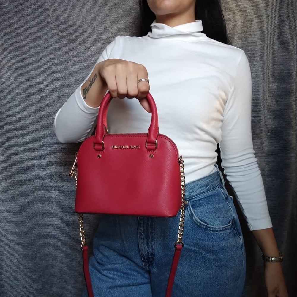 Michael Kors Mini Cindy Satchel Crossbody - Picture 2 of 7
